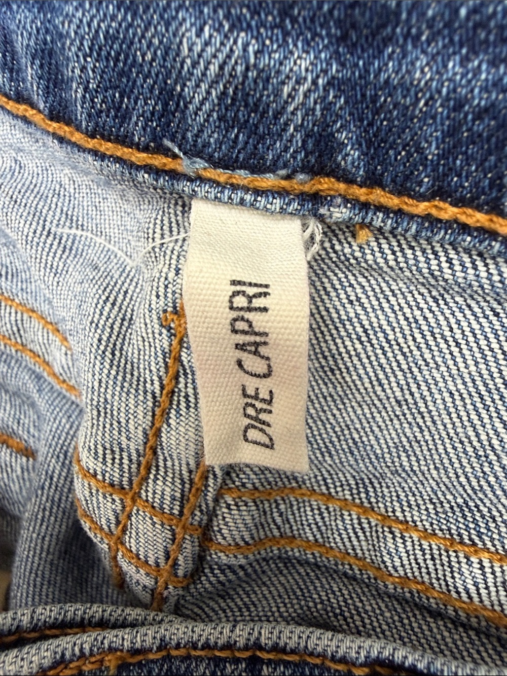 rag & bone Dre Capri Cropped Ankle Jeans in Mid Blue Wash - Picture 5 of 9